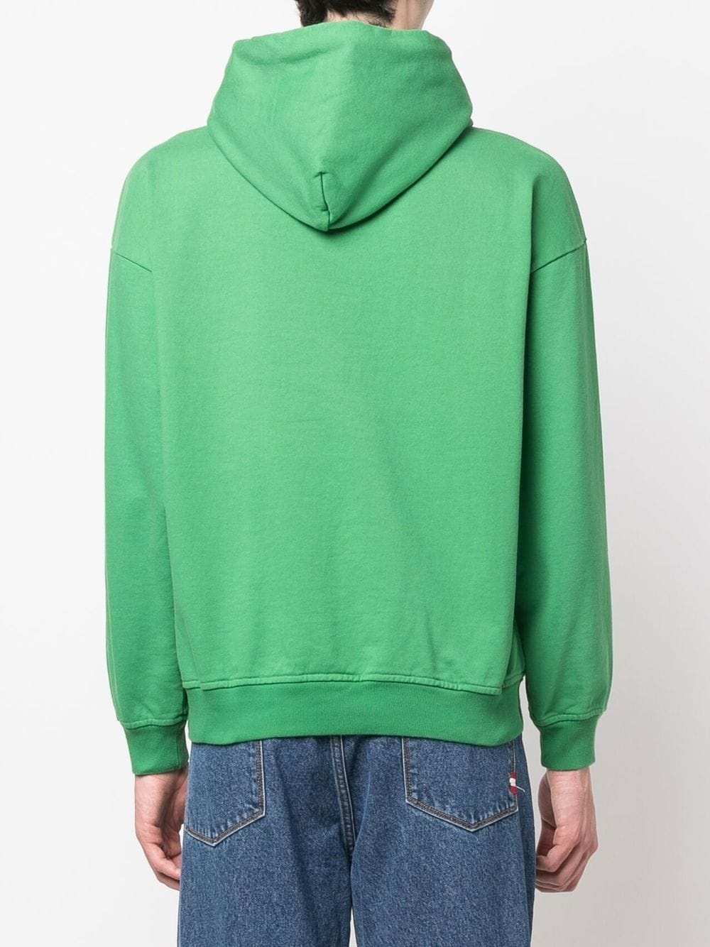 logo-print drawstring hoodie - 4