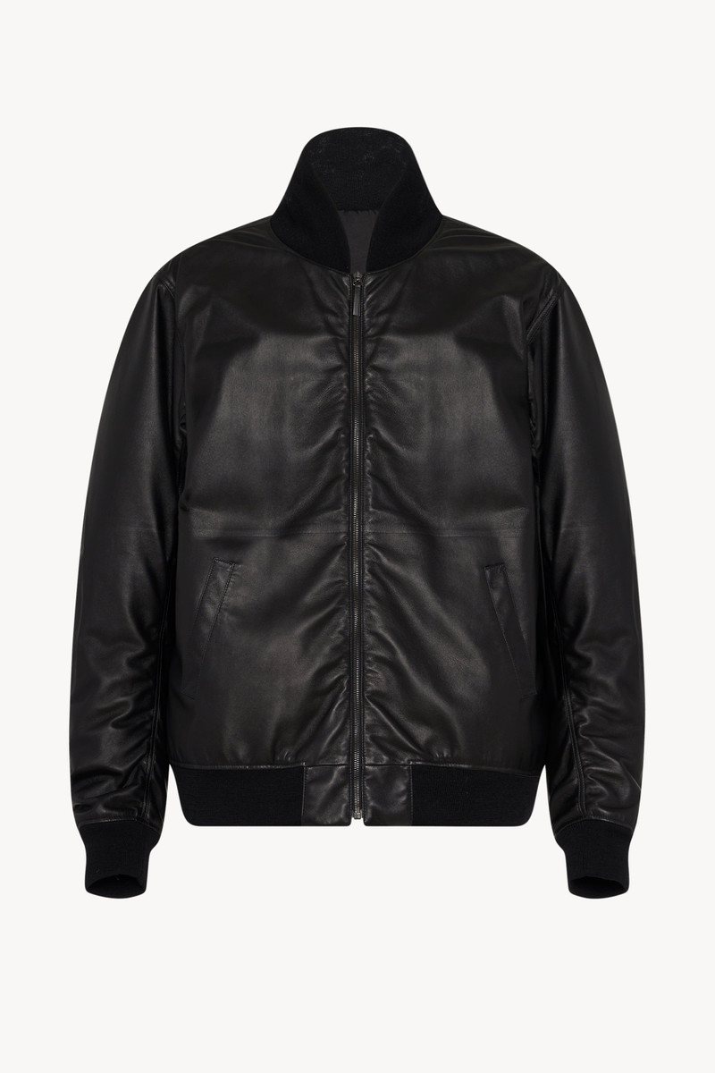 The Row Shawn Jacket in Leather outlook