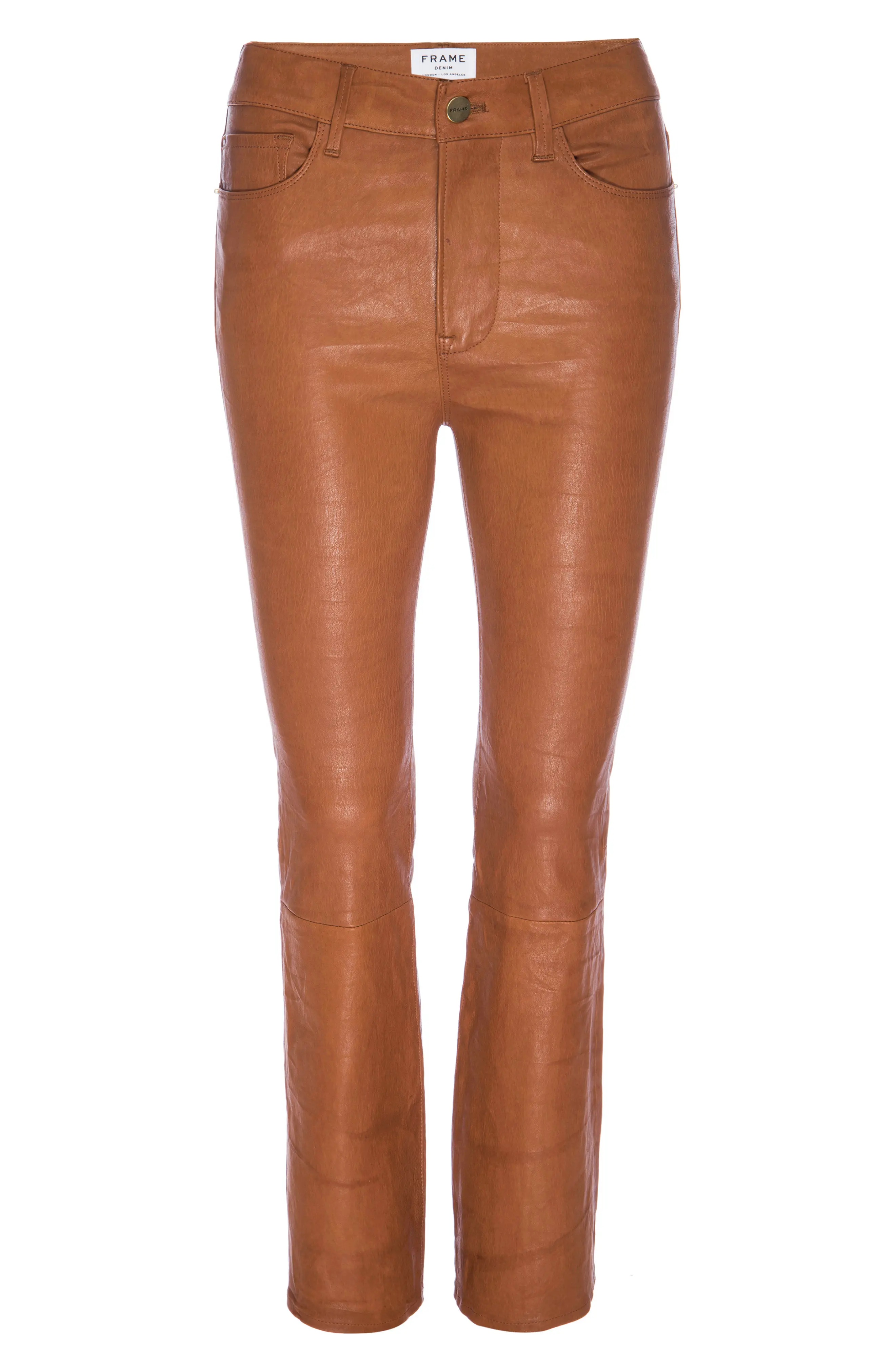 Le Crop Mini Boot Leather Pants - 5