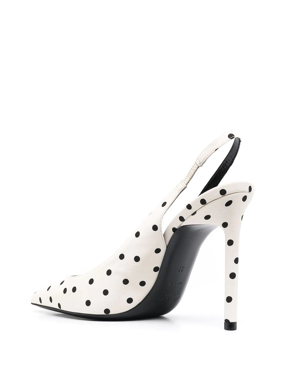 polka dot slingback pumps - 3