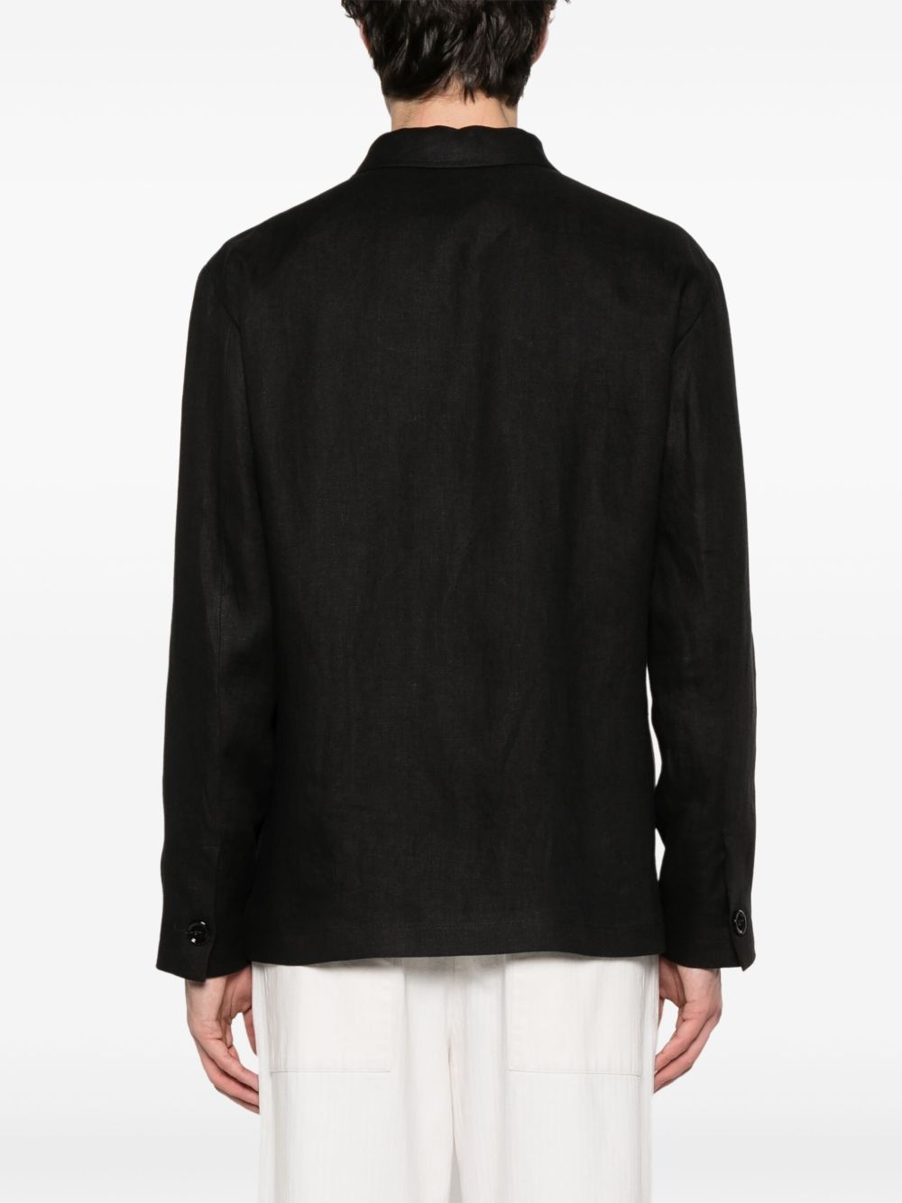 linen overshirt - 4