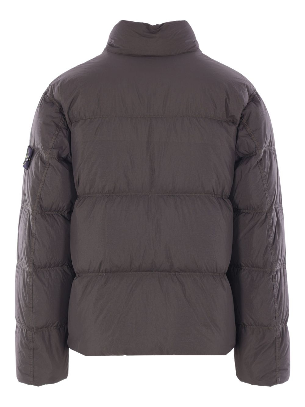 Compass-badge padded jacket - 2