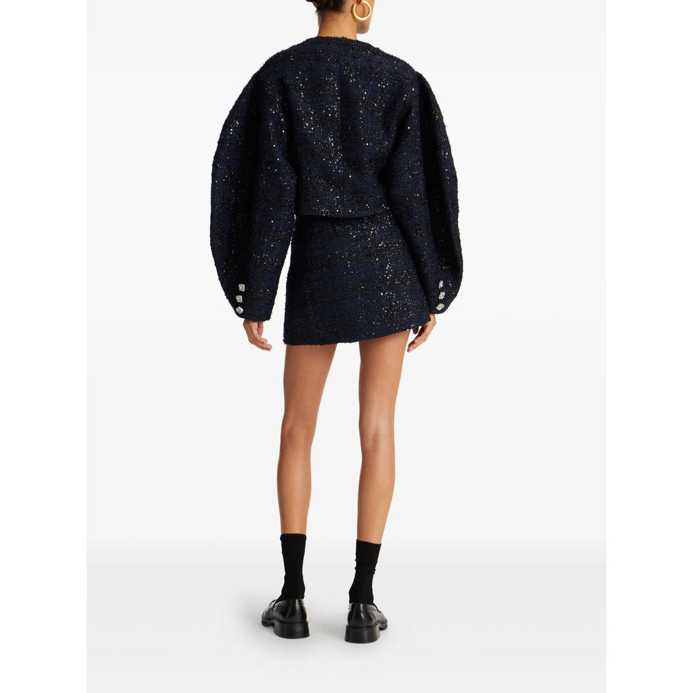 Rotate Blue Jackets - Cropped Jackets Women - 3