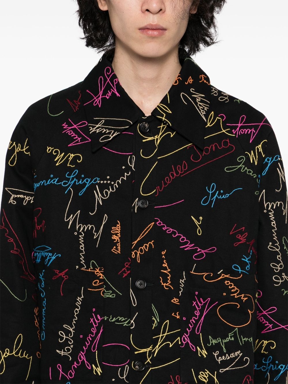 signature scrawl jacket - 5