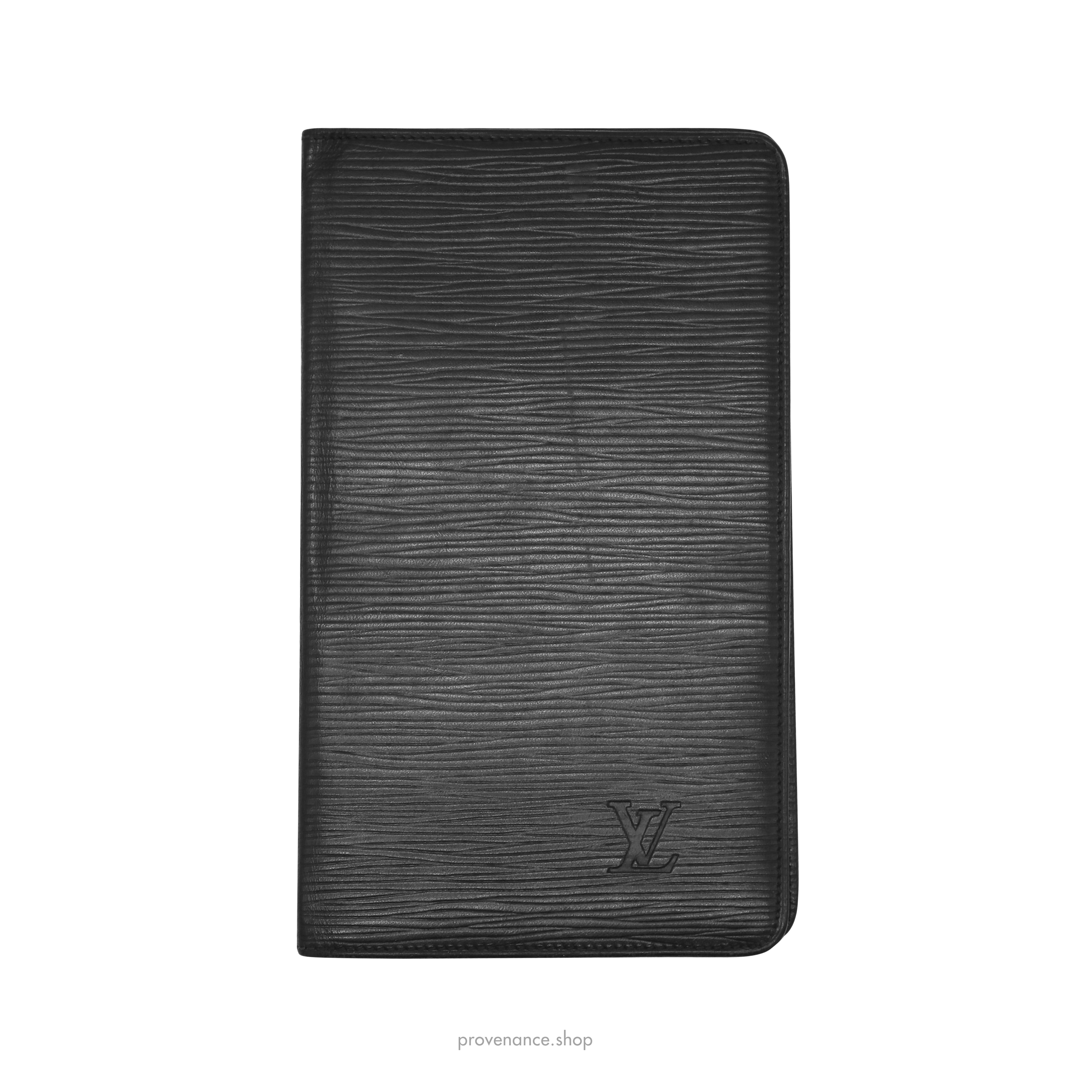 Louis Vuitton "MALLETIER" Long Wallet - Black Epi Noir Leather - 2