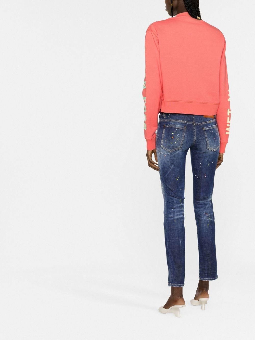 logo-print sweatshirt - 4