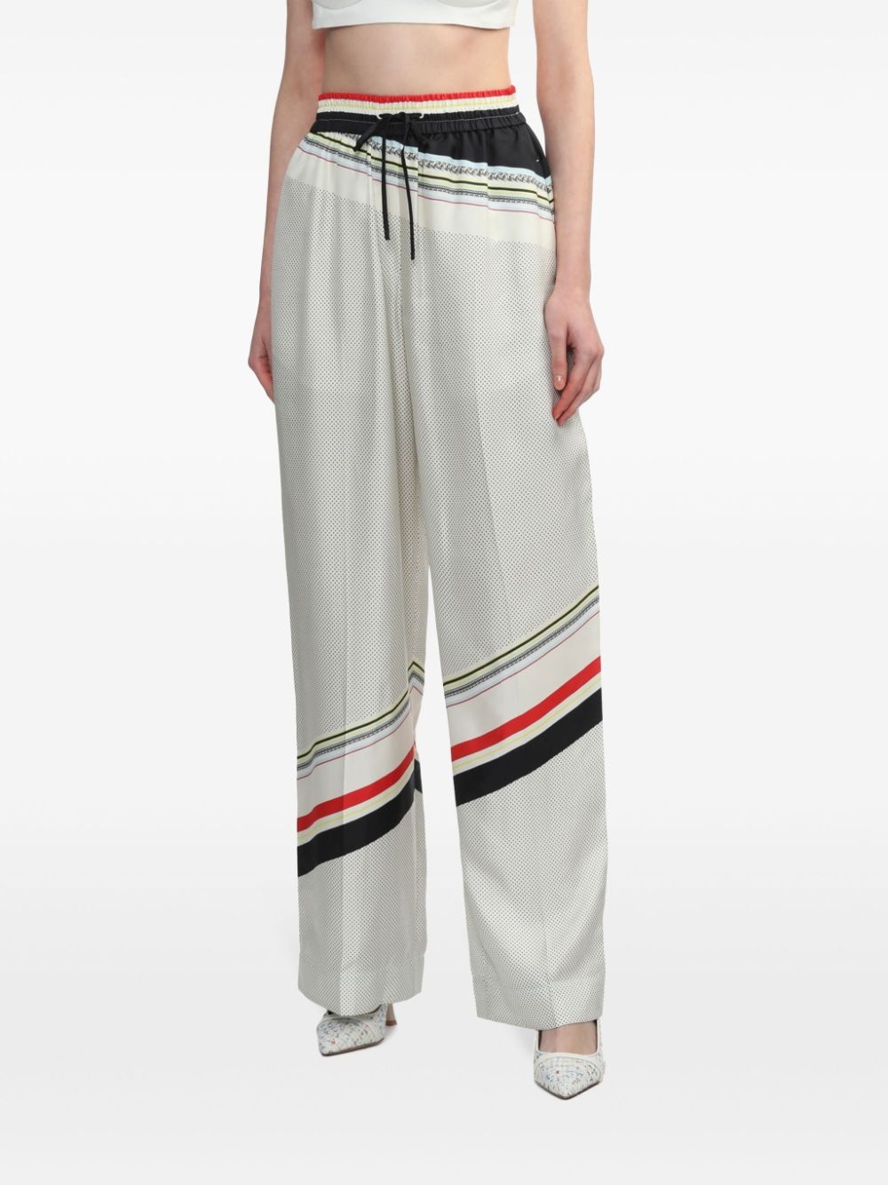 Liberty wide-leg silk trousers - 3