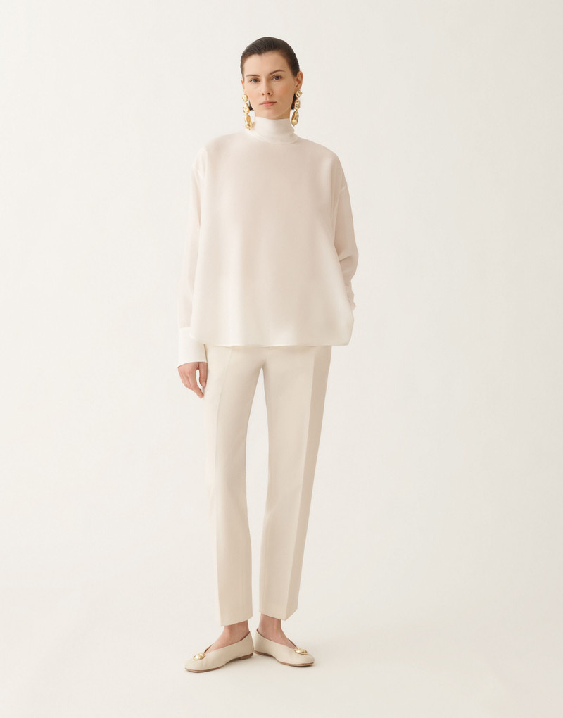 Crepe de chine top 3