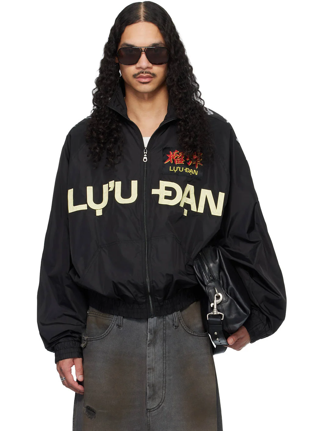 Black Windbreaker L-D Jacket - 1