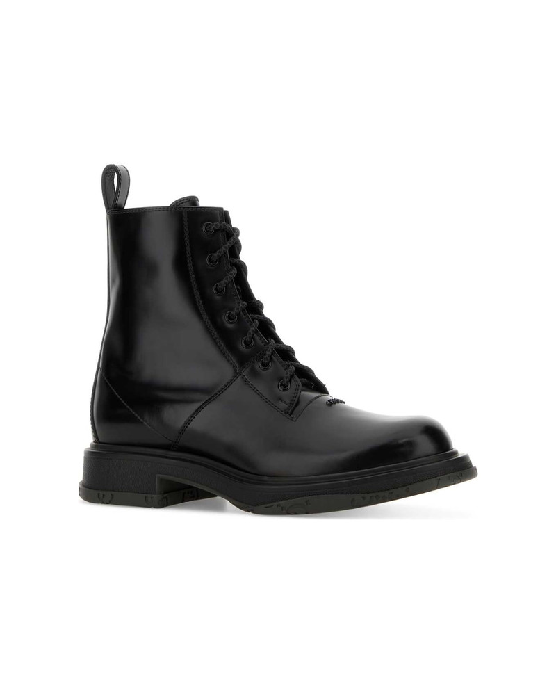 GUCCI Black Leather Ankle Boots outlook