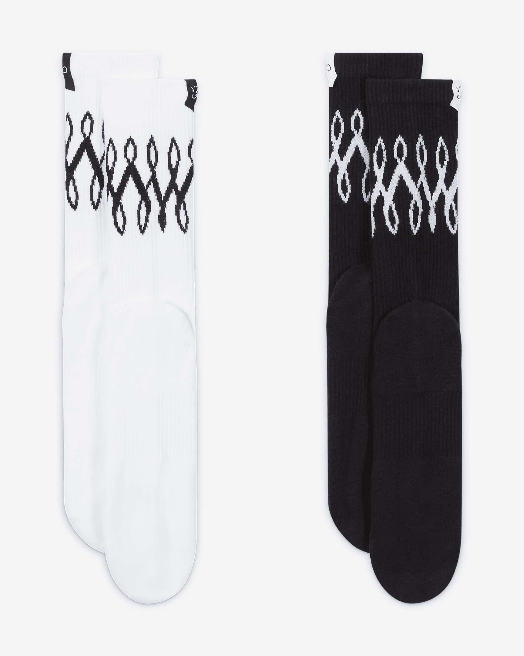 Serena Williams Design Crew Cushioned Crew Socks (2 Pairs) - 3