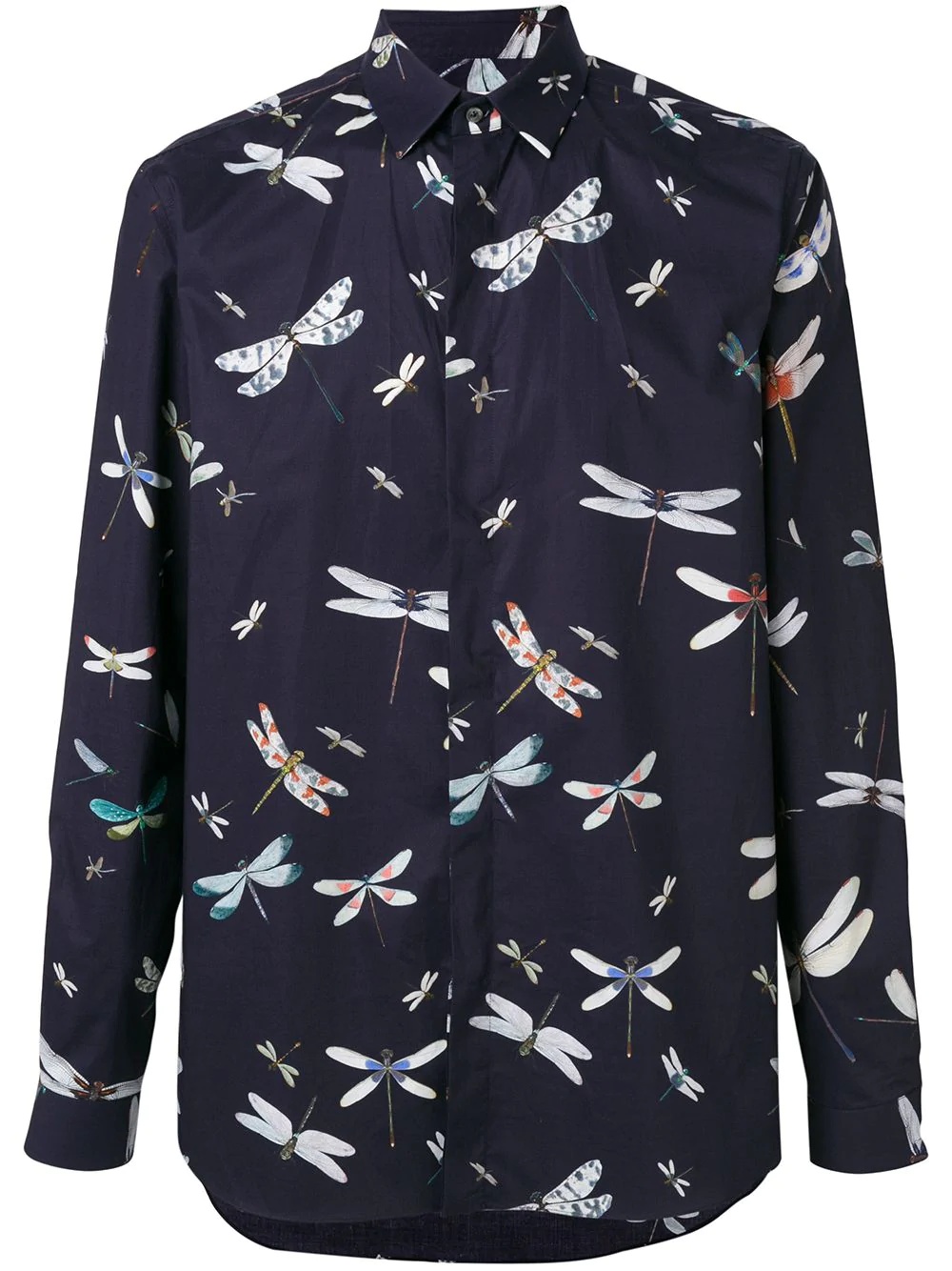 dragonfly print shirt - 1