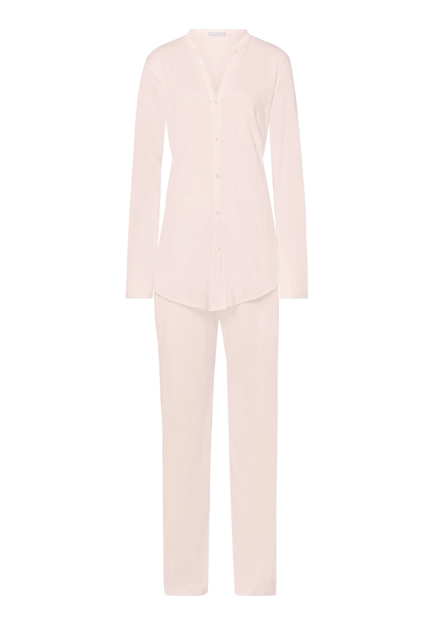 Cotton Deluxe Button Front Cotton Pajama Set - 1