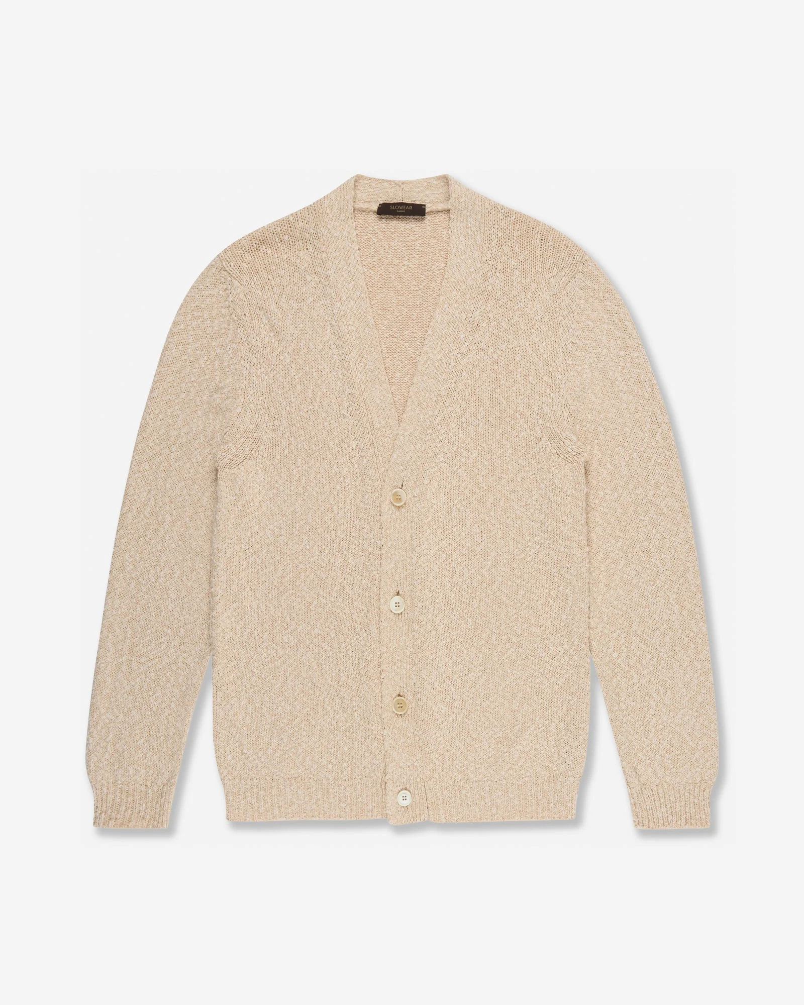 Slim fit cotton cardigan - 1