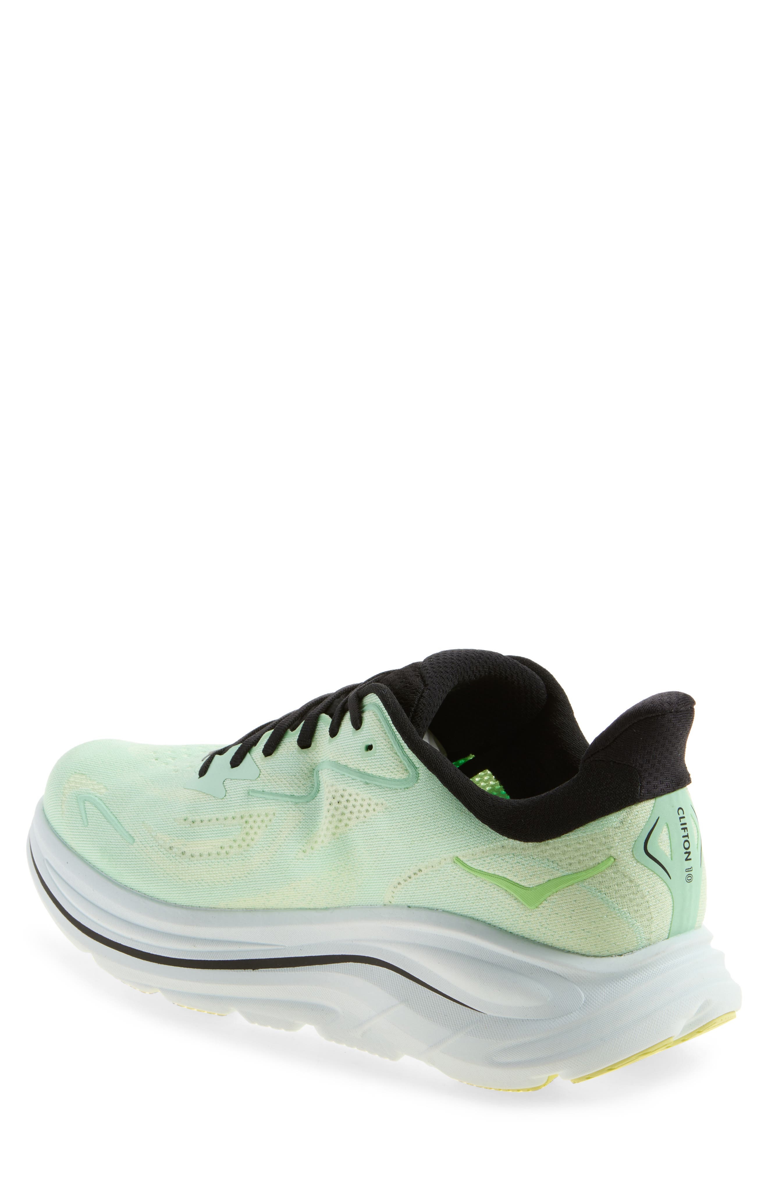 HOKA Clifton 10 Running Shoe in Mint Fluorite /Luna Moth at Nordstrom - 2