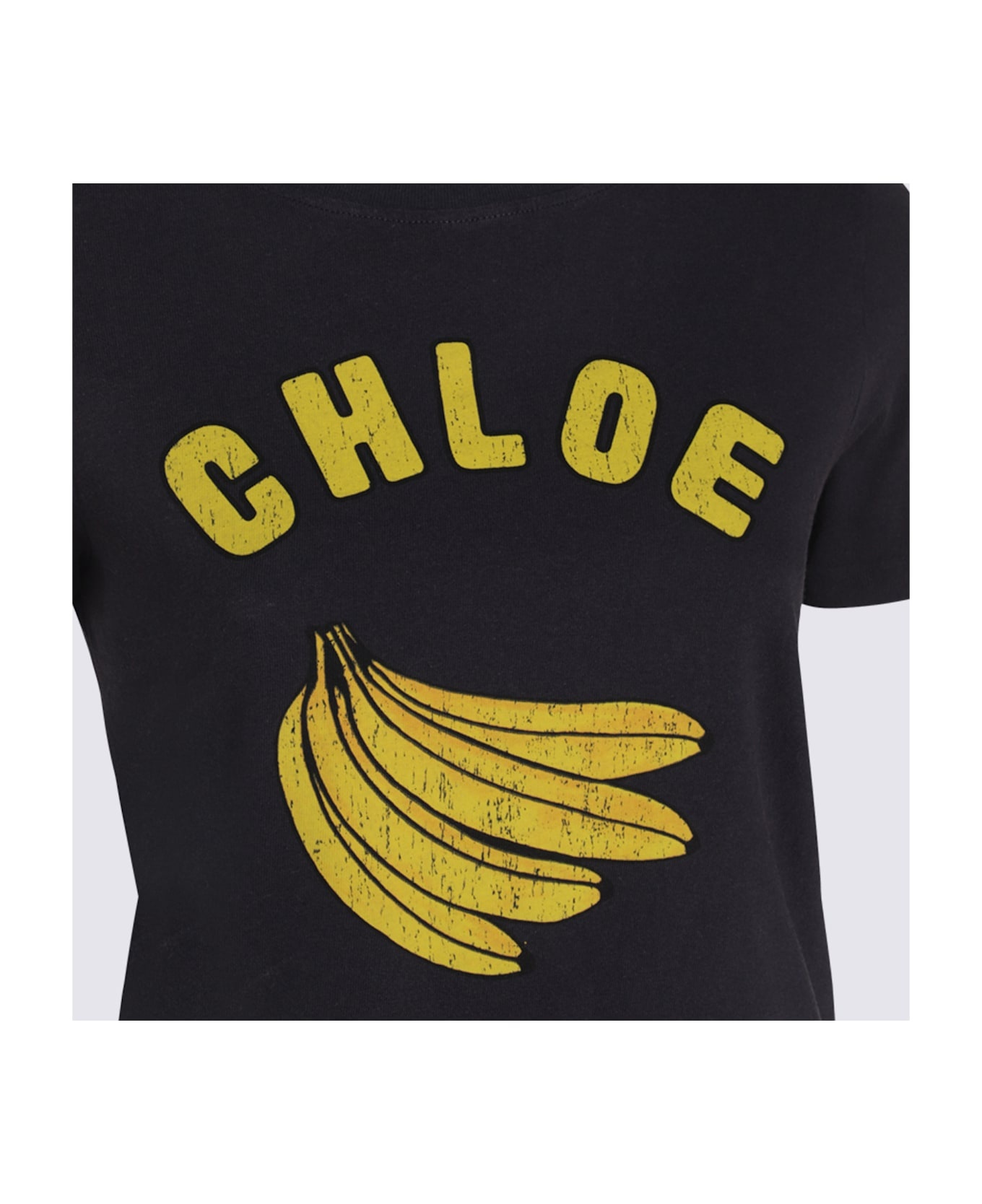 Tシャツ・カットソー Chloe FW25 Chloe T-shirts and Polos (CH25AJH20173 6B1) Chloe Pink Cotton T-Shirt With Logo (Chloe/Tシャツ