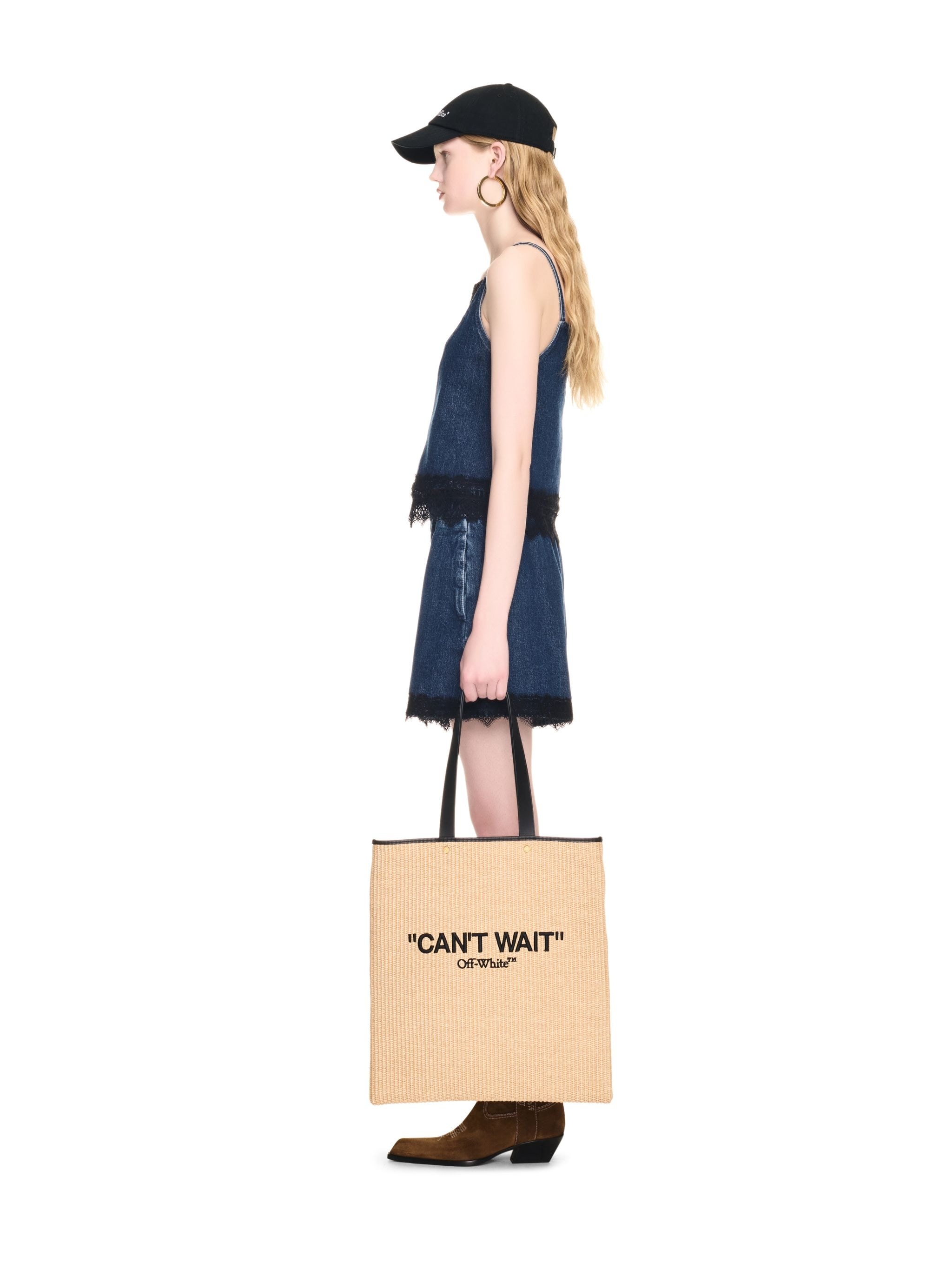 Quote Rafia Tote Bag - 7