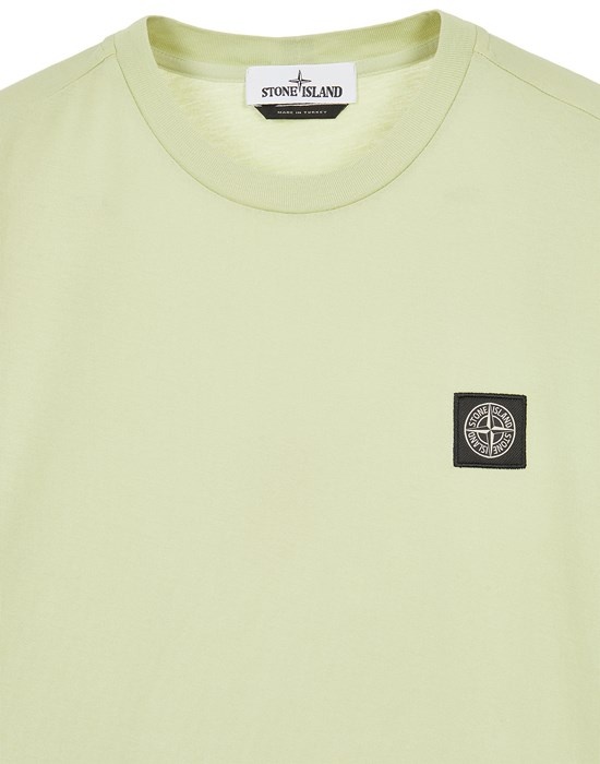 24113 GARMENT-DYED 60/2 COTTON JERSEY  LIGHT GREEN. - 3