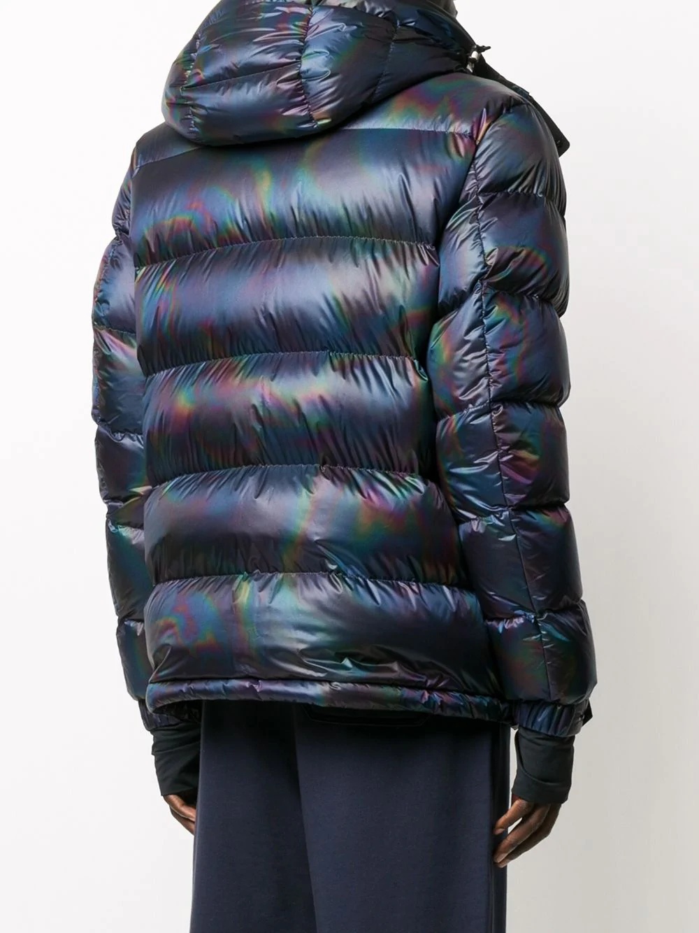 oil slick puffer jacket - 4