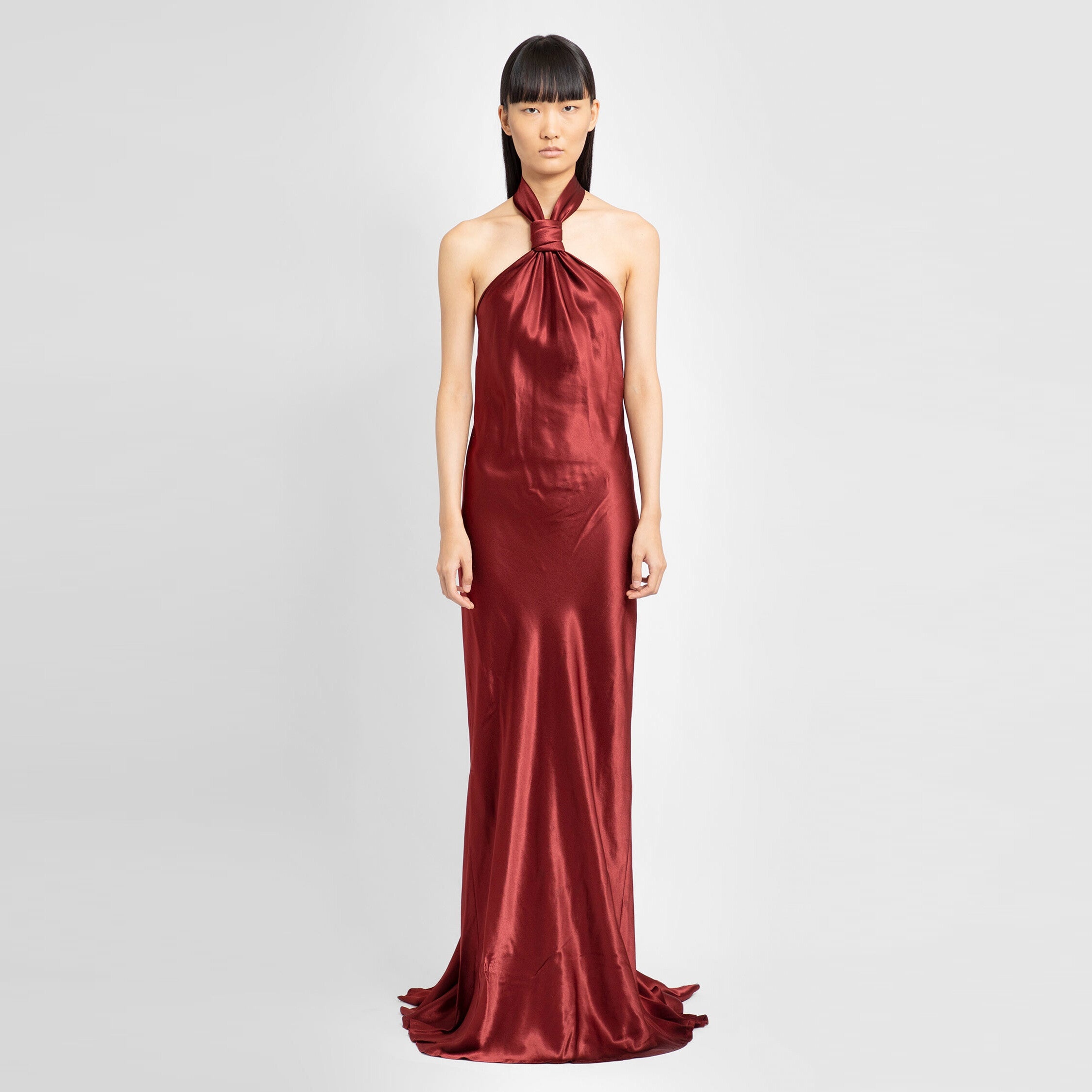 ANN DEMEULEMEESTER WOMAN RED DRESSES - 4