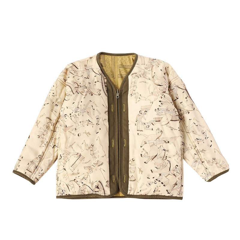 visvim KIMONO LINER JKT (S) BANDANA P.W. KHAKI outlook