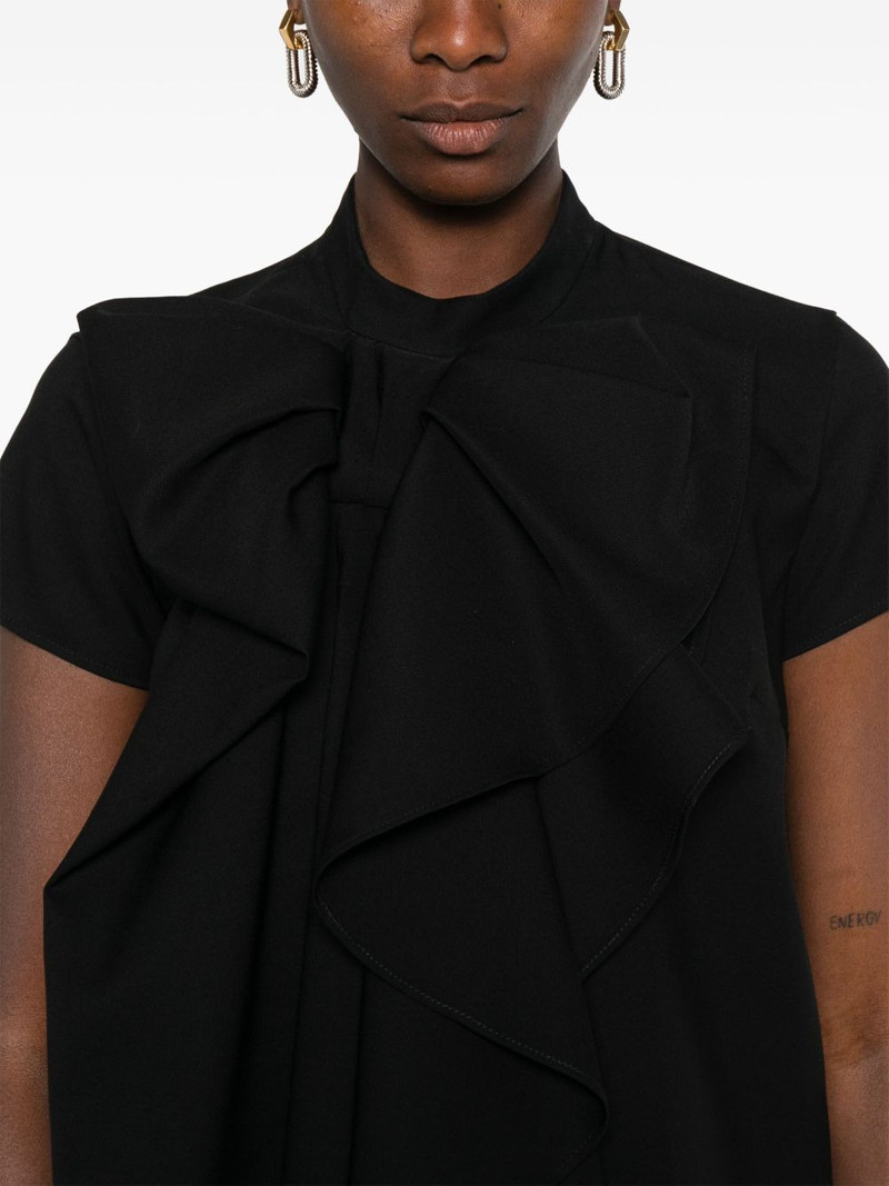 bow-detail mini dress 5