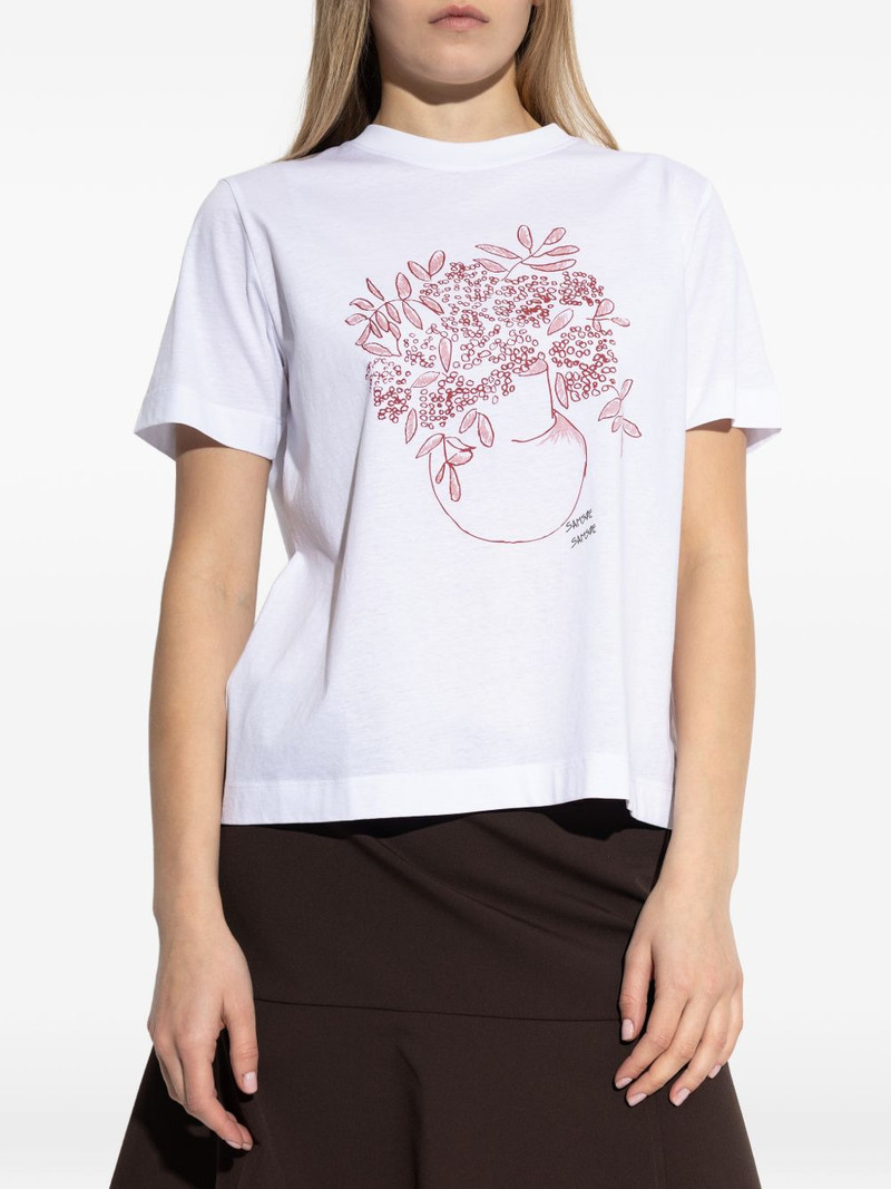 floral-print T-shirt 3
