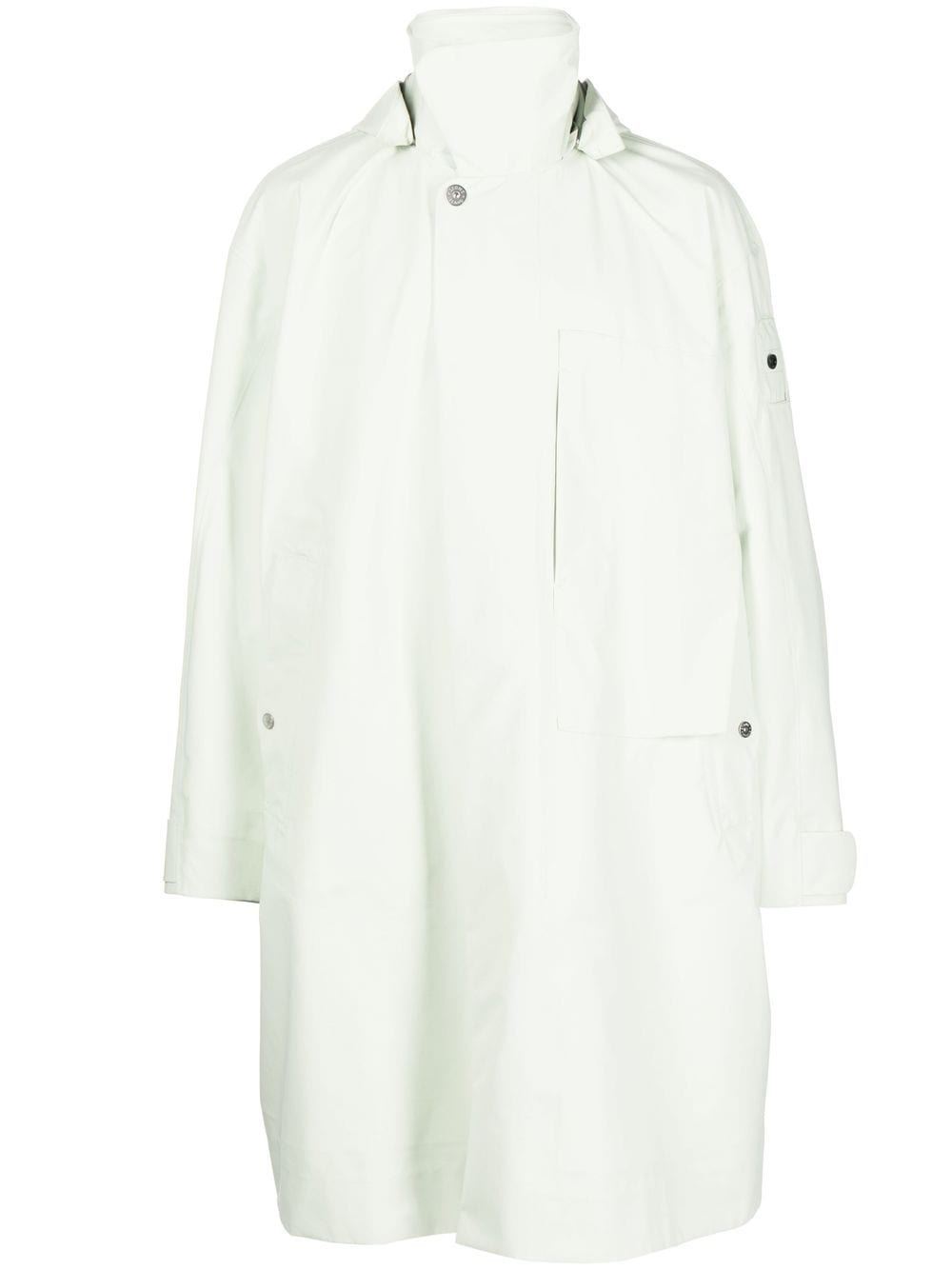 oversized hooded coat - 1