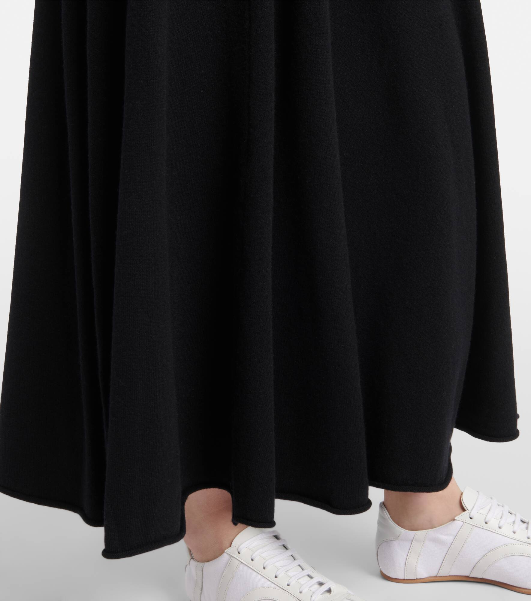 N°313 Twirl cashmere-blend maxi skirt - 5