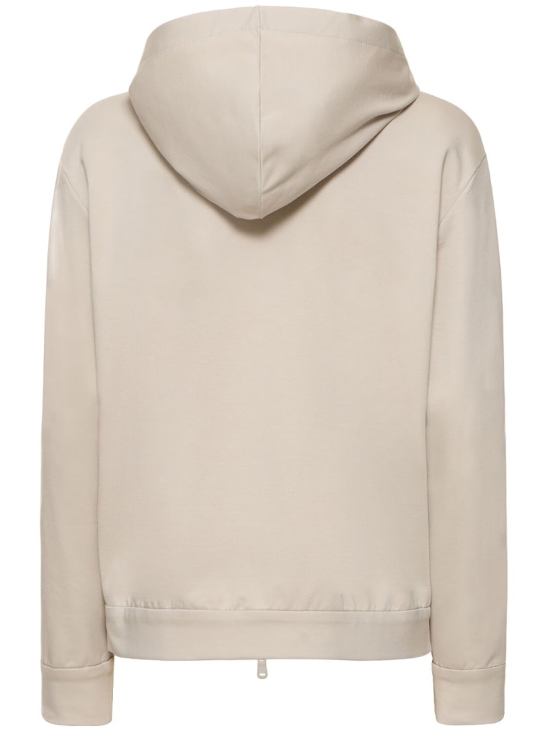 Cotton jersey zip hoodie - 6