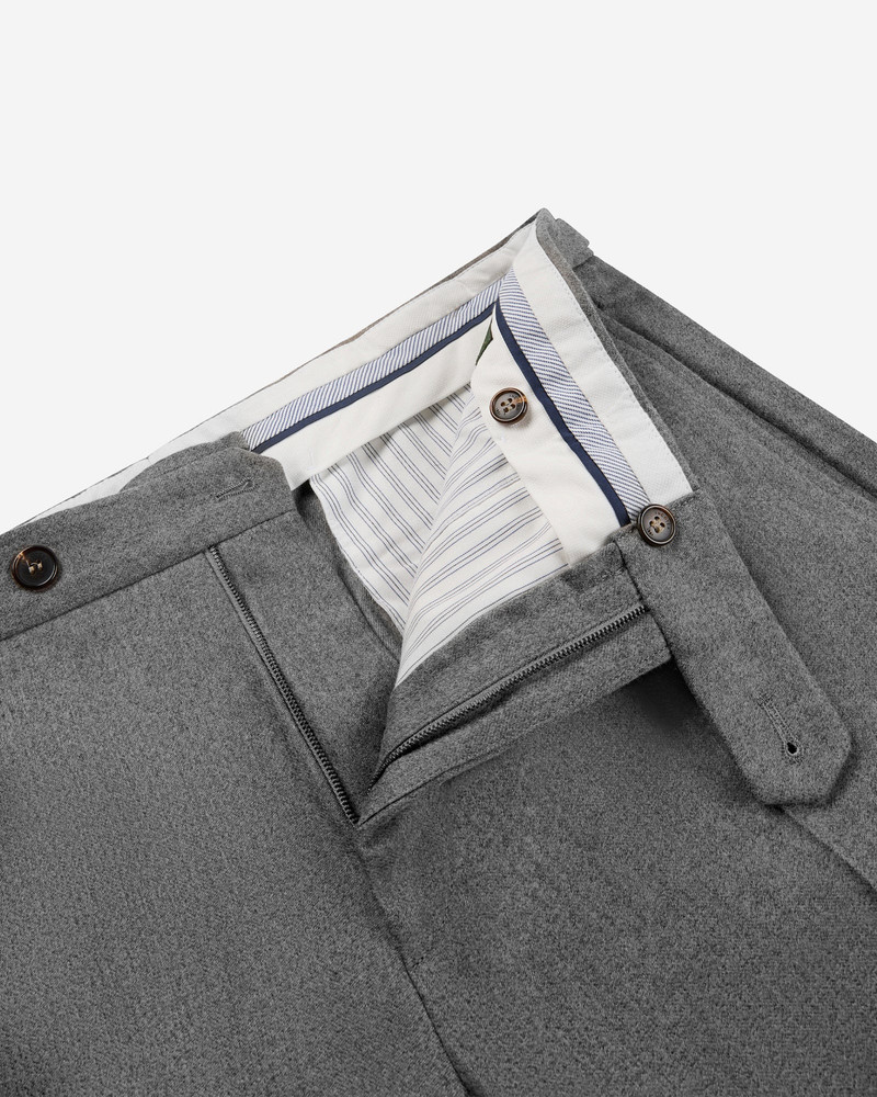 Tapered-fit wool blend trousers 4