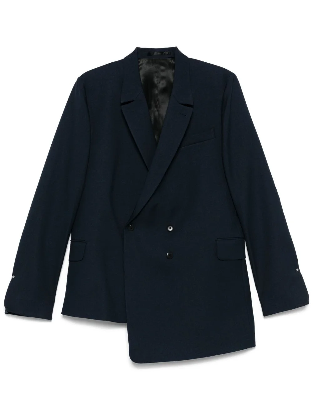 twill-weave blazer - 1