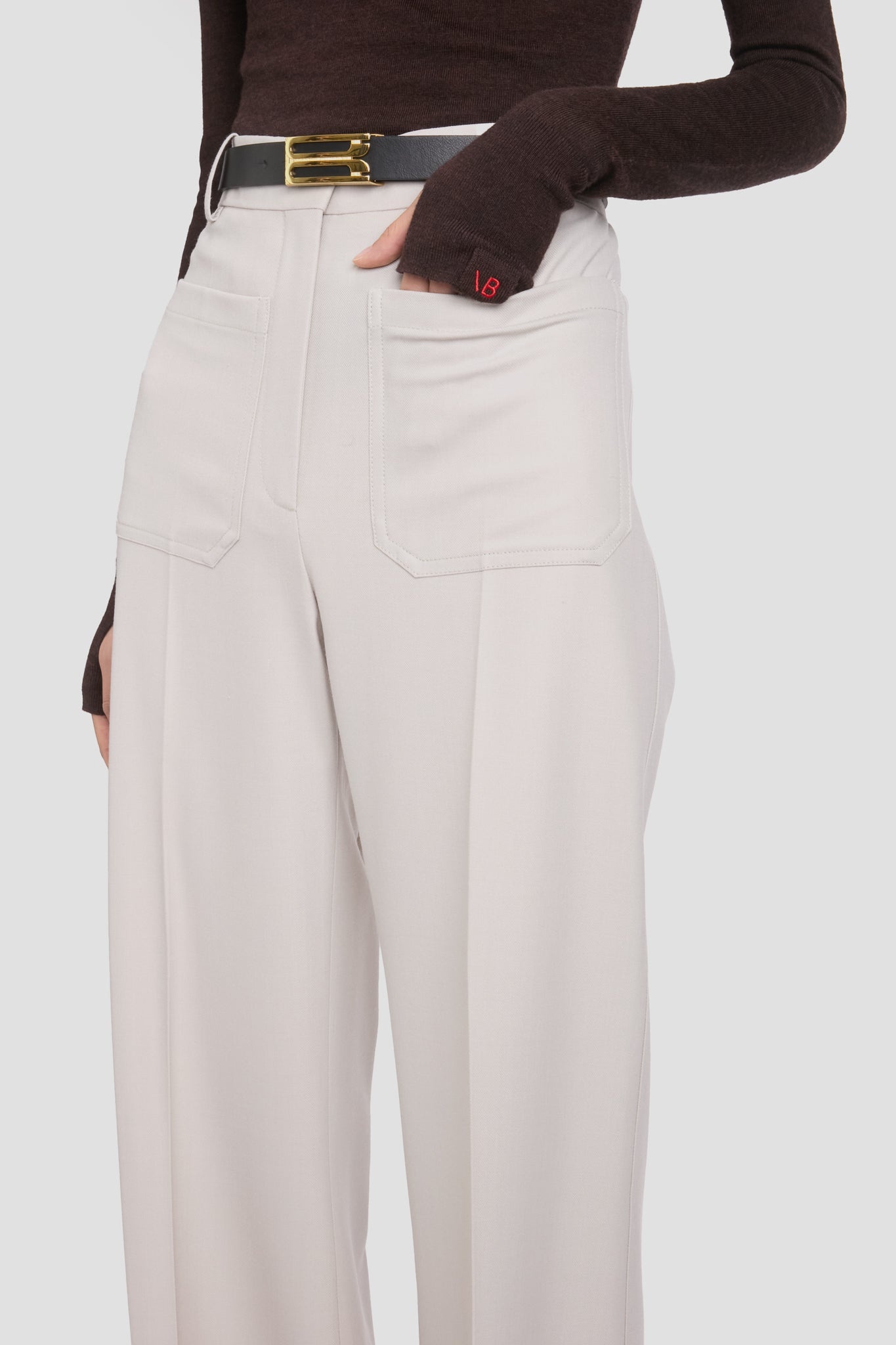 Alina Trouser In Pumice - 4