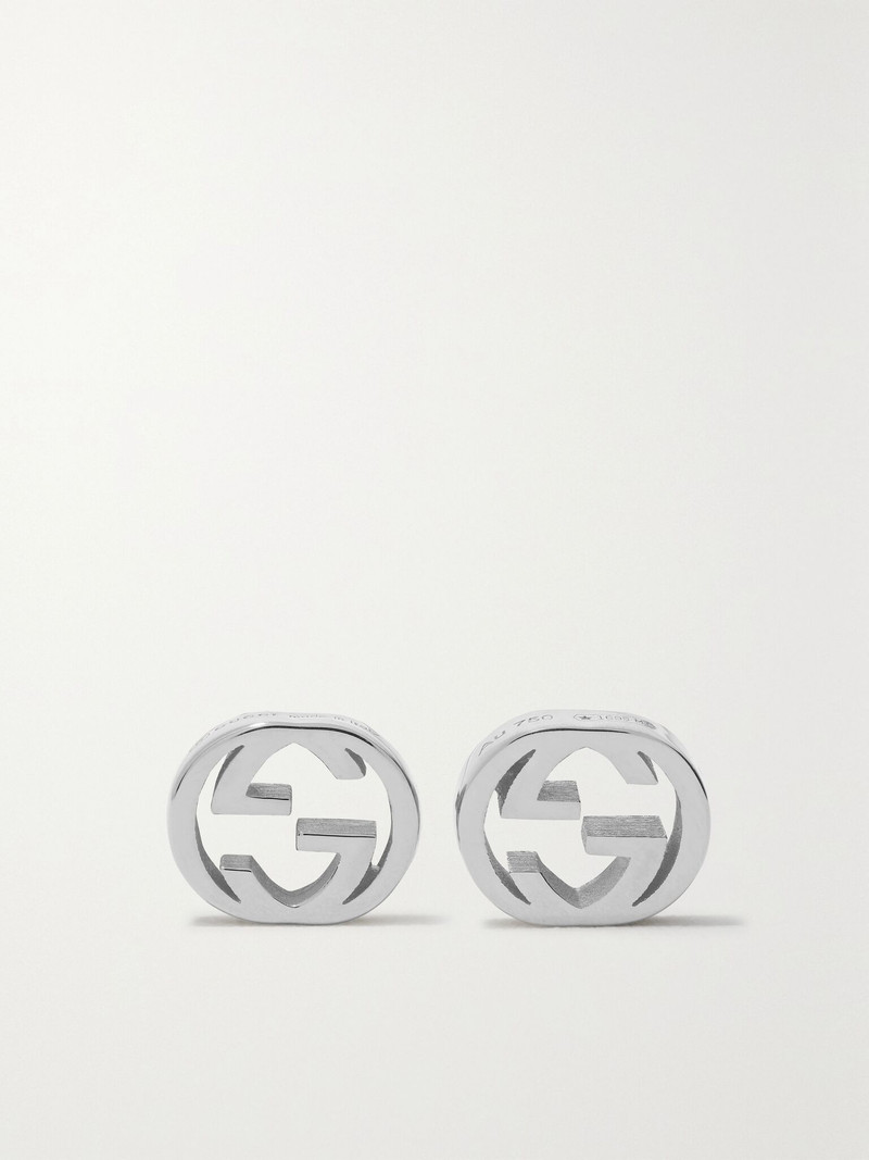 18-karat white gold earrings Silver 1