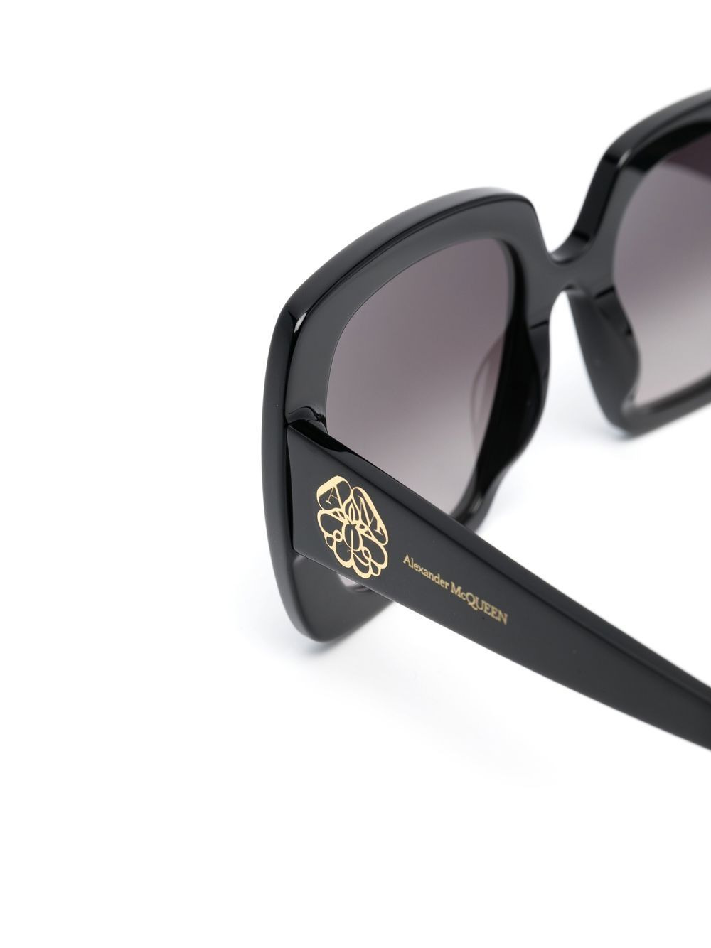logo-print rectangle sunglasses - 3