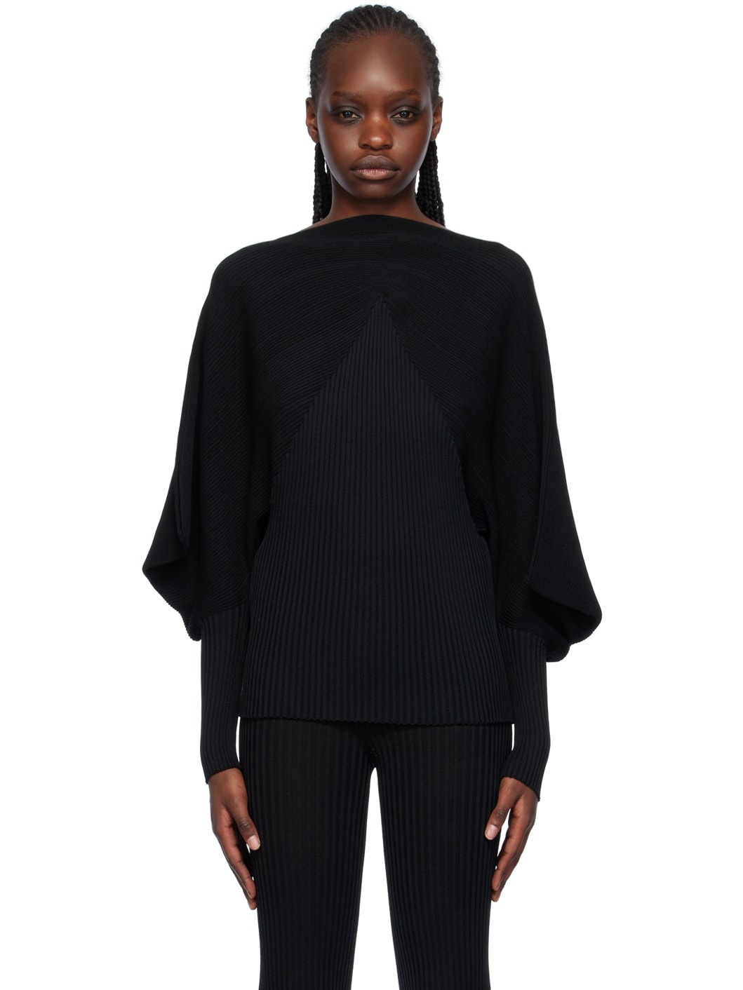 Black Exuberance Sweater - 1