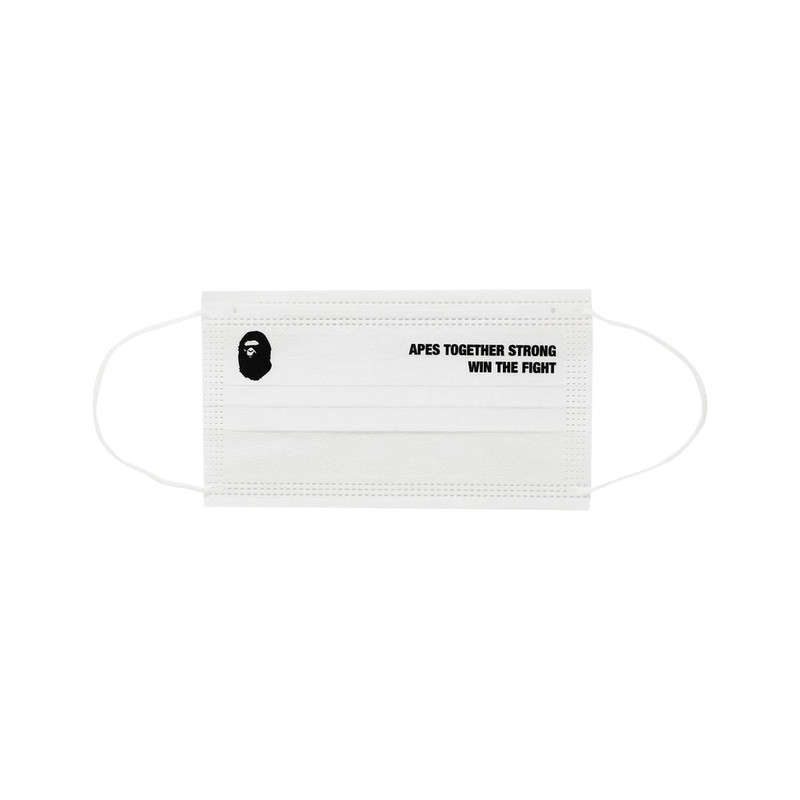 BAPE ABC Neon Camo Case and Mask 'White' - 1