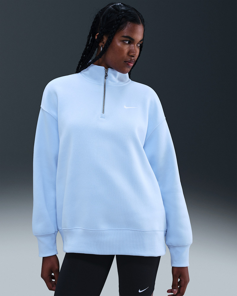 Nike Sportswear Phoenix Fleece Women's Oversized 1/4-Zip Long Sweatshirt - 1
