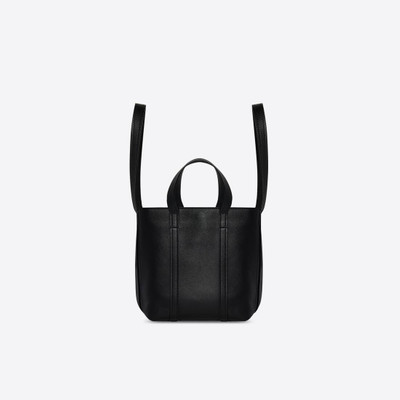 BALENCIAGA Everyday Xl East-west Shoulder Tote Bag In Grained Calfskin  in Black outlook