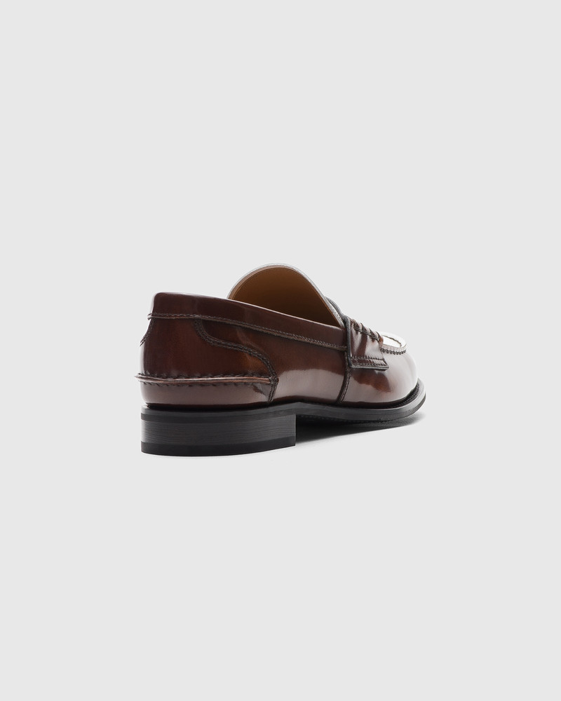 Fumé Brushed Calfskin Bicolor Loafer 4