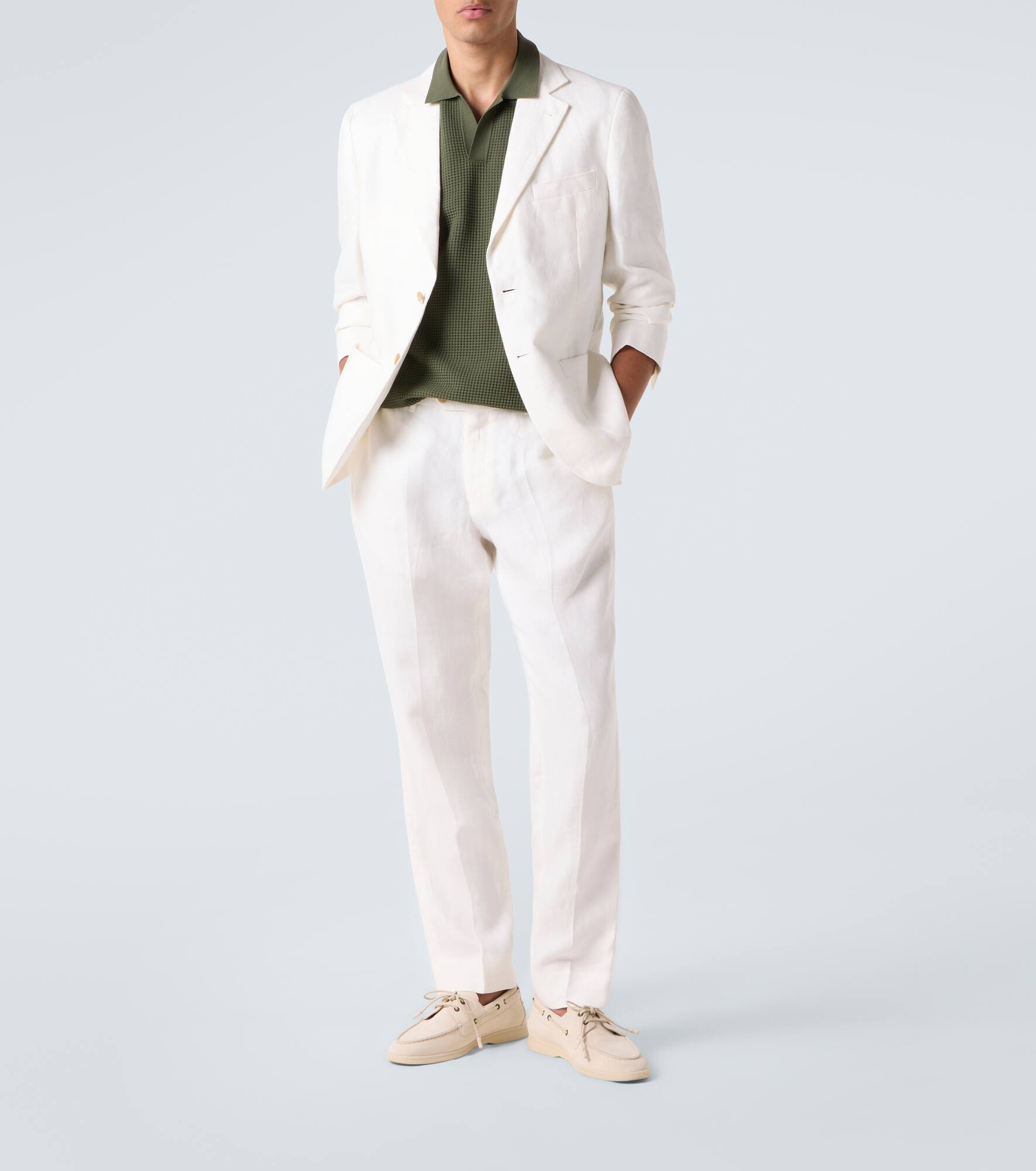 Roddy waffle-knit polo shirt - 2