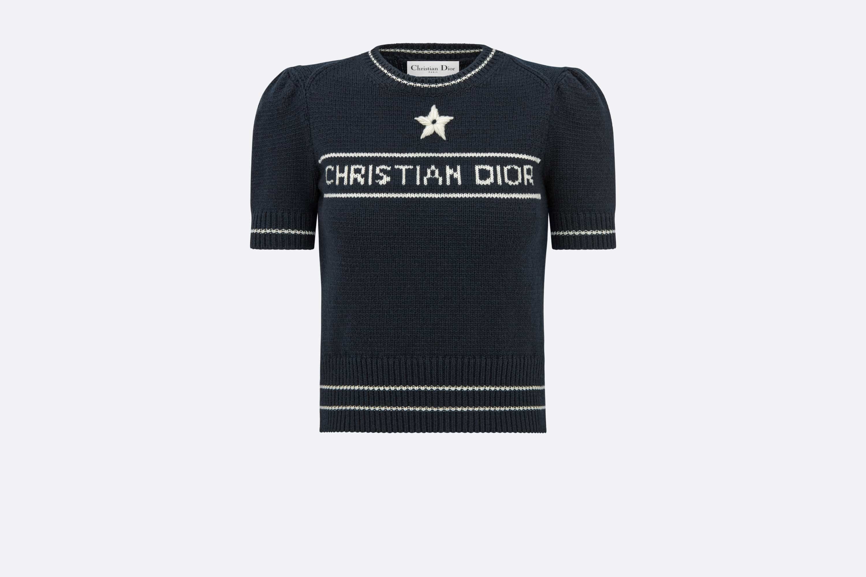 'CHRISTIAN DIOR' Short-Sleeved Sweater - 1