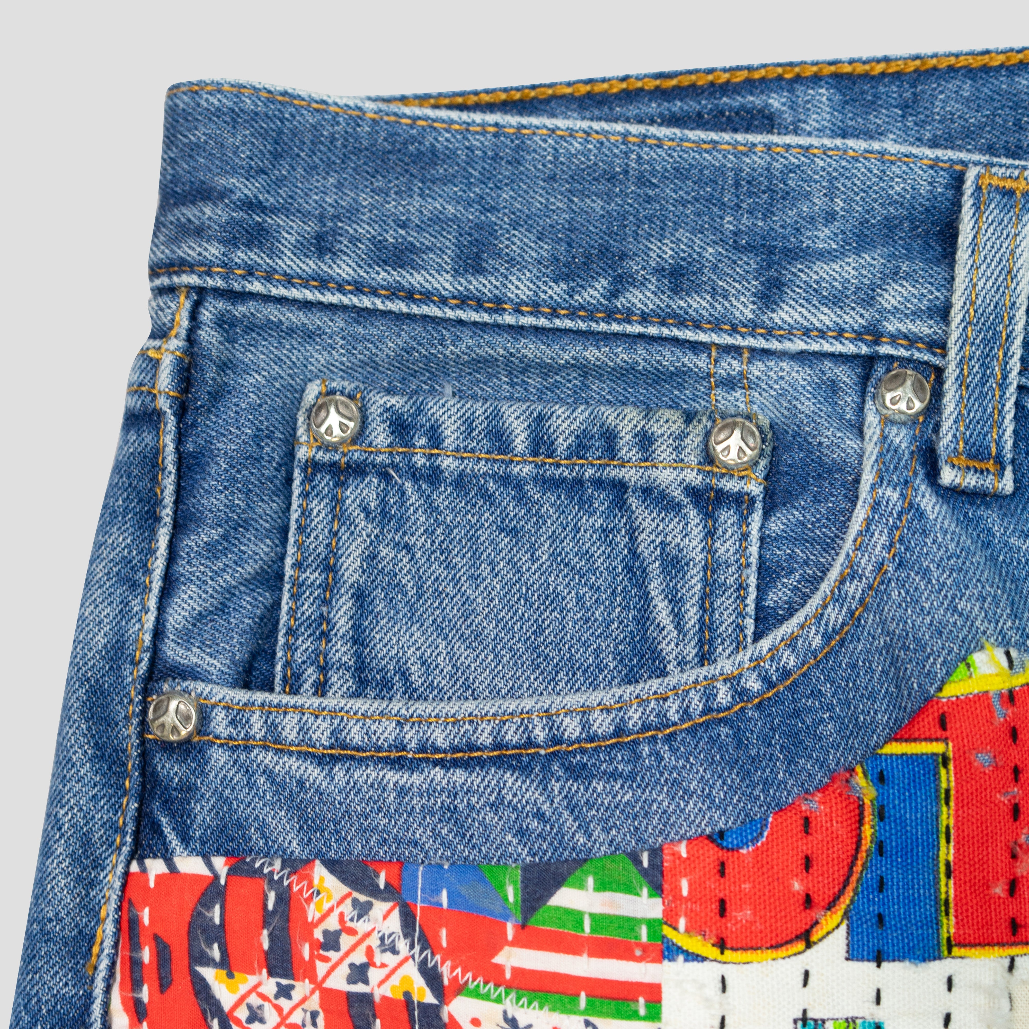 PATCHWORK JEANS - 4