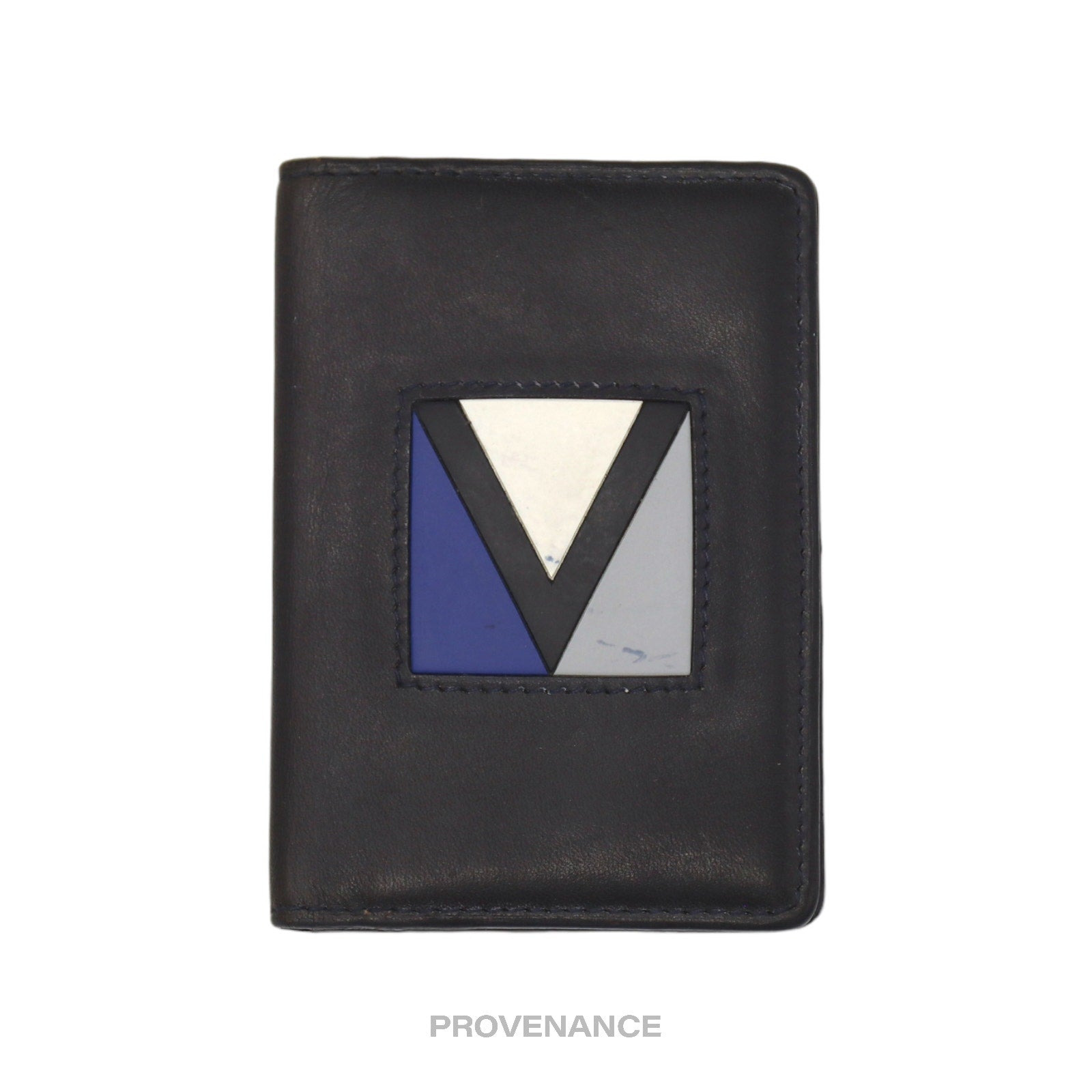 Louis Vuitton Cup Pocket Organizer Wallet - Navy Leather - 2