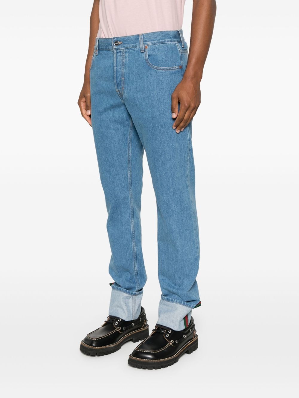 logo-patch jeans - 3