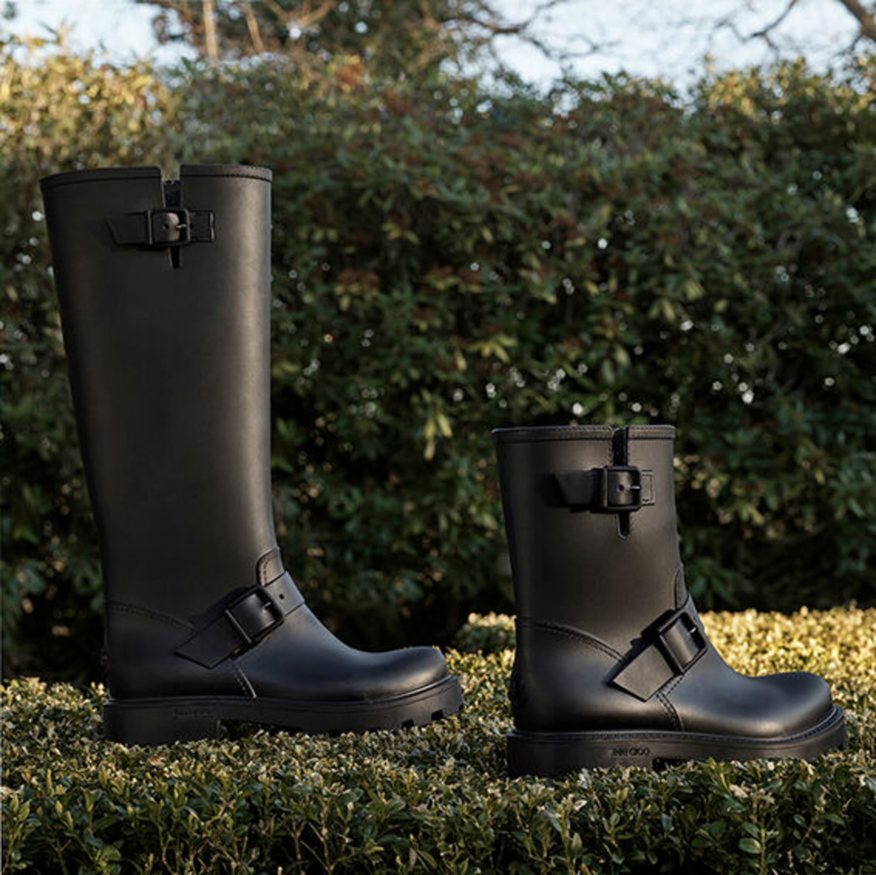 Yael Flat
Black Biodegradable Rubber Rain Boots - 6