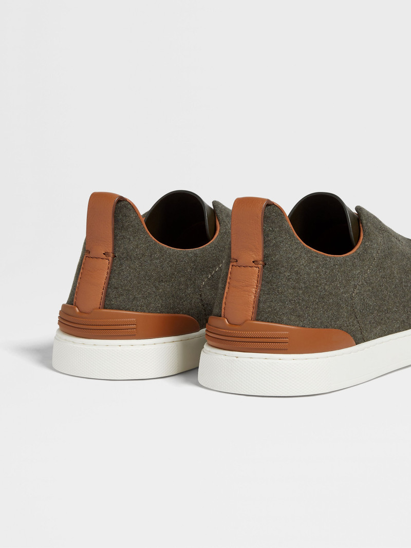 ZEGNA GREEN #USETHEEXISTING™ TRIPLE STITCH™ SNEAKERS outlook