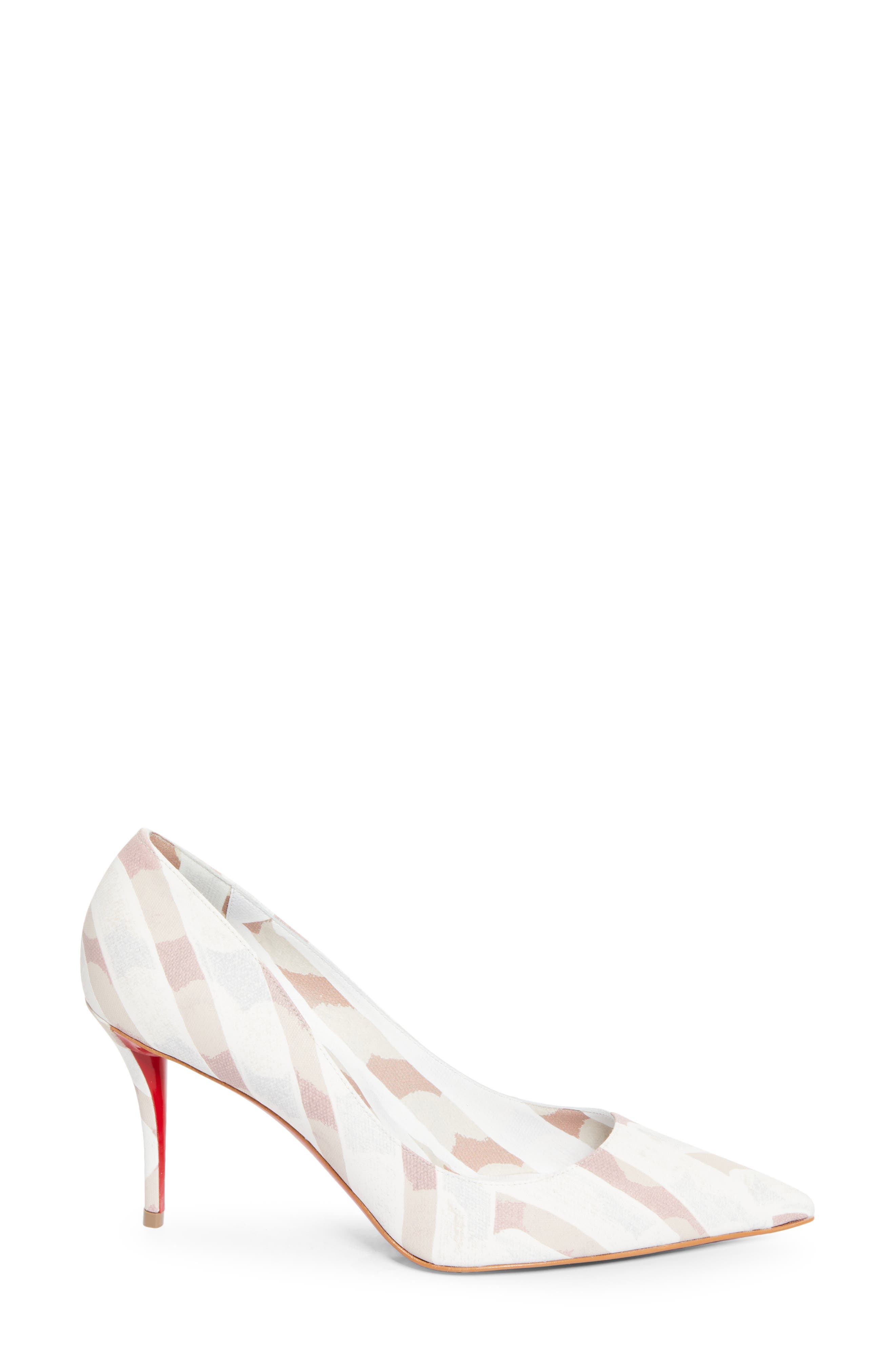 Christian Louboutin Miss Z Pointed Toe Pump in Multi Leche at Nordstrom - 3