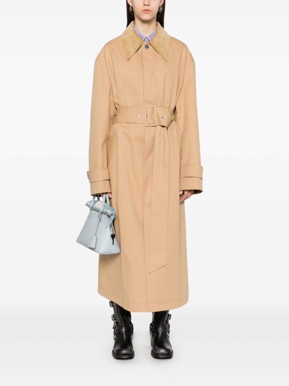 belted coat - 3