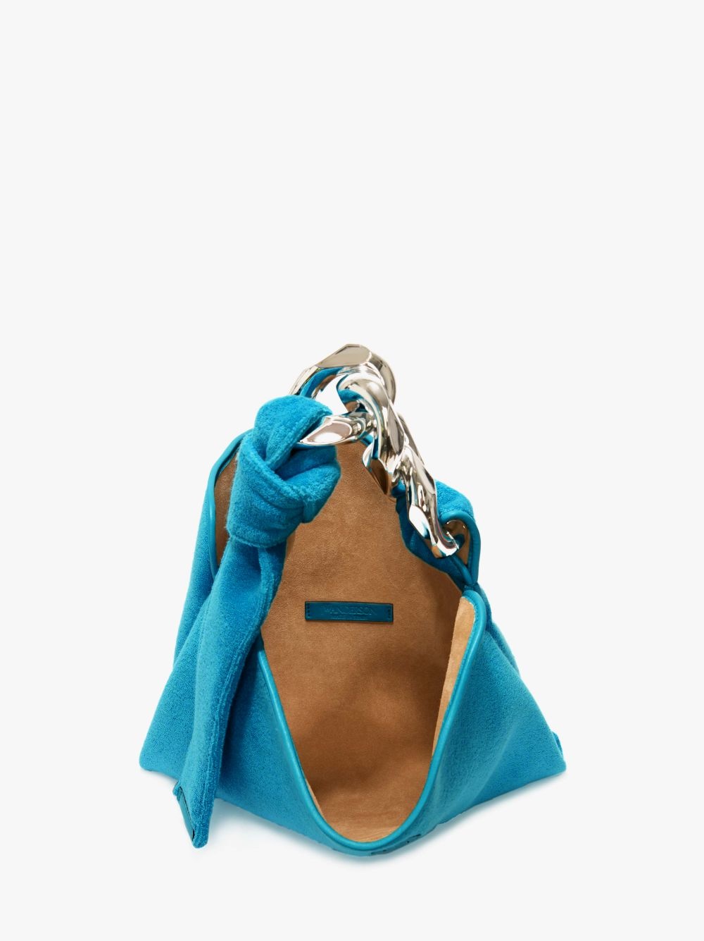 SMALL CHAIN HOBO - TERRY TOWEL SHOULDER BAG - 4